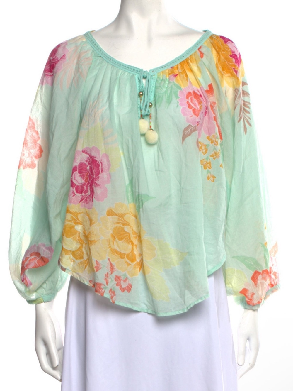 Farm Rio Tia flutter sleeve top